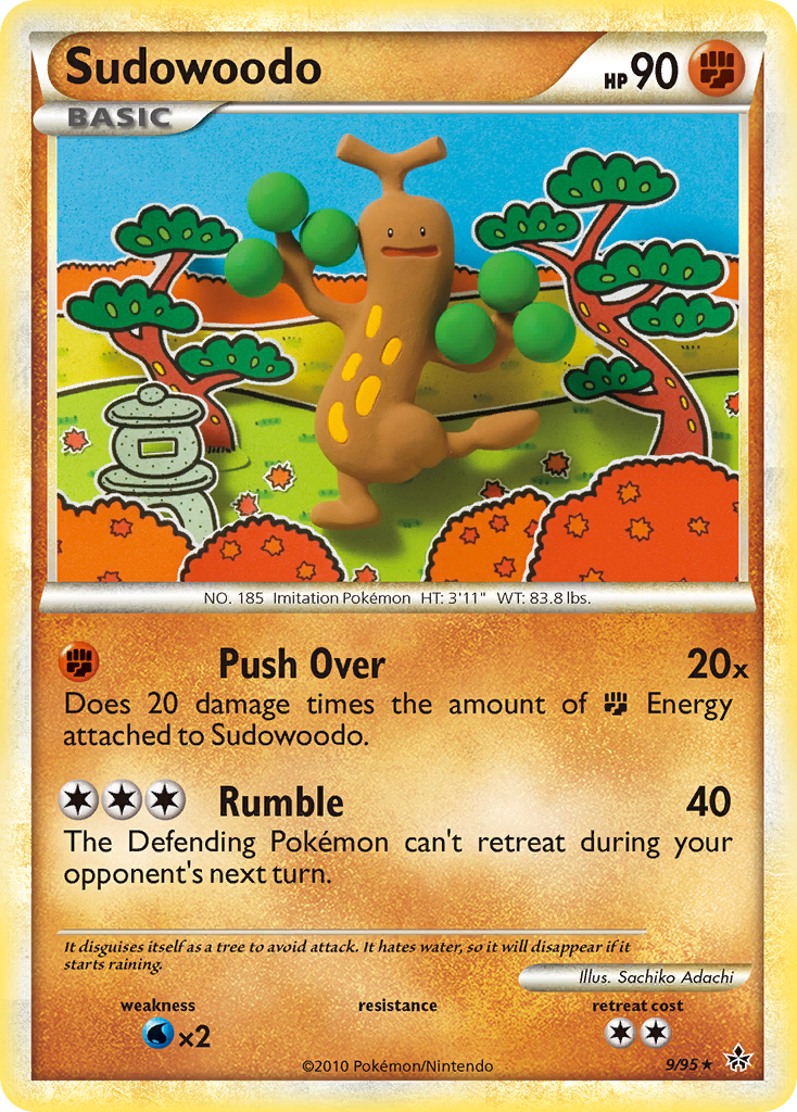 Sudowoodo (9/95) [HeartGold & SoulSilver: Unleashed] | Good Games Modbury