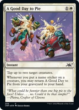 A Good Day to Pie Galaxy Foil 298/244 (Unfinity)  - Foil | Good Games Modbury