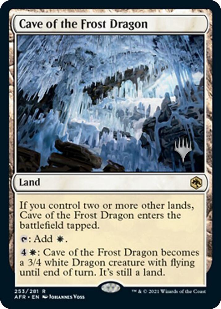 Cave of the Frost Dragon 253p/241 (Promo Pack: Adventures in the Forgotten Realms)  - Foil | Good Games Modbury