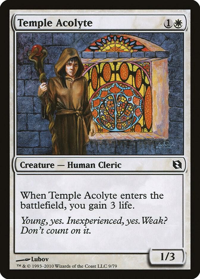 Temple Acolyte 9/79 (Duel Decks: Elspeth vs. Tezzeret)  | Good Games Modbury