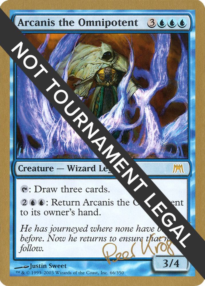 Arcanis the Omnipotent 2003 Peer Kroger ONS pk66/142 (World Championship Decks)  | Good Games Modbury
