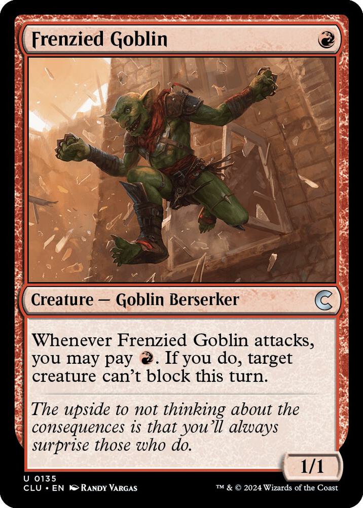 Frenzied Goblin 135/284 (Ravnica: Clue Edition)  | Good Games Modbury