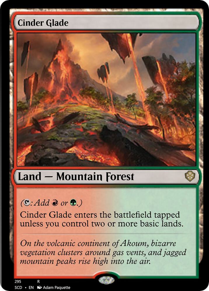 Cinder Glade 295/352 (Starter Commander Decks)  | Good Games Modbury