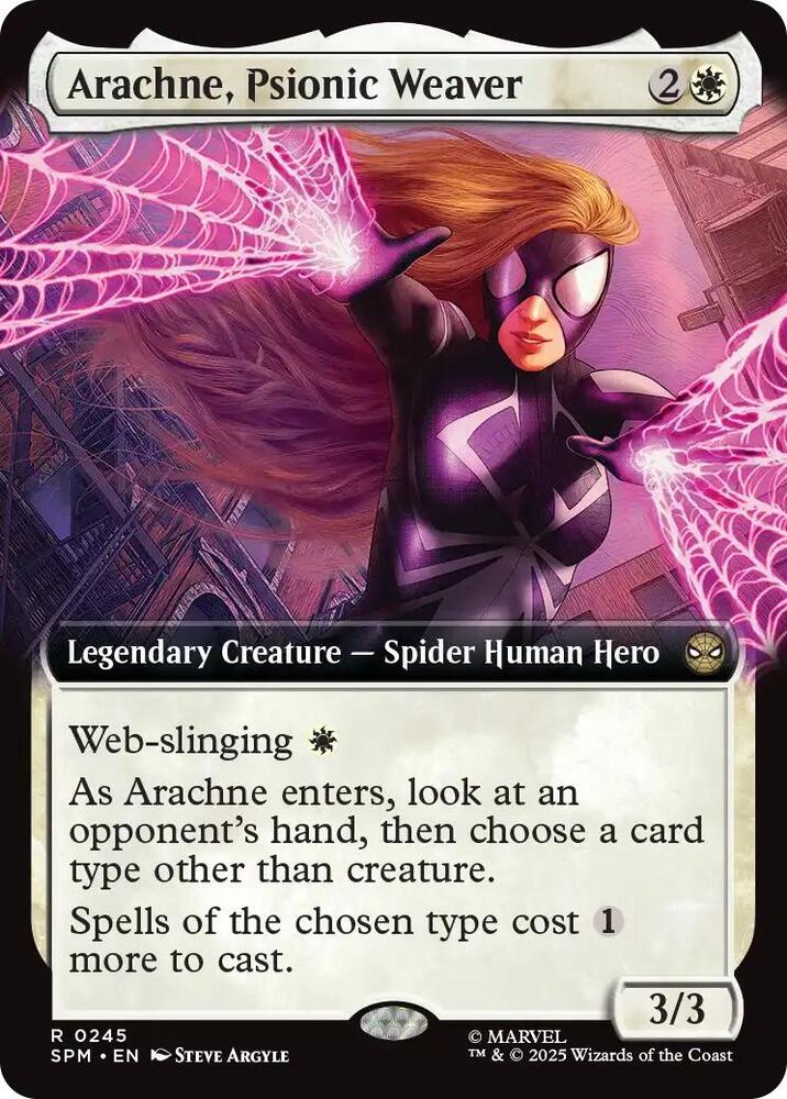 Arachne, Psionic Weaver 245/198 (Marvel's Spider-Man)  - Extended Art Foil | Good Games Modbury