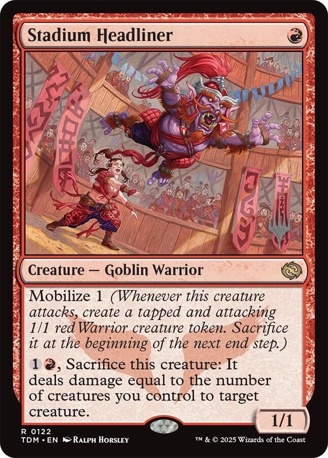 Stadium Headliner 122 (Promo Pack: Tarkir: Dragonstorm)  | Good Games Modbury