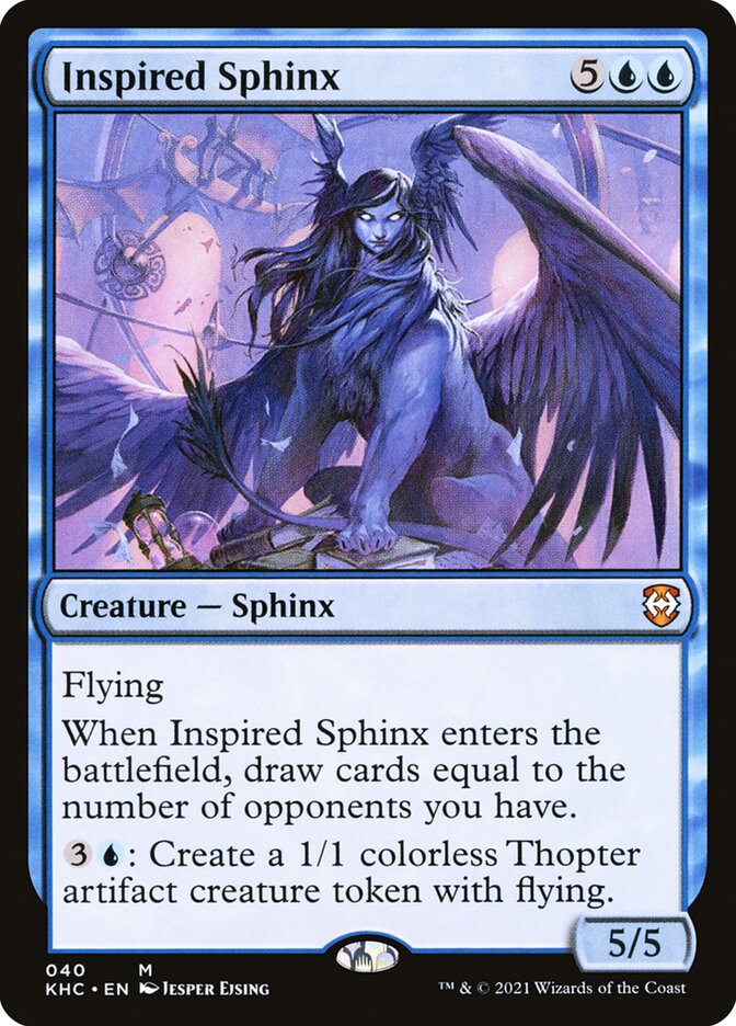 Inspired Sphinx 40/1 (Commander: Kaldheim)  | Good Games Modbury