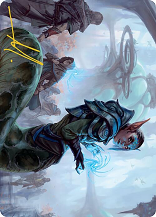Lonis Cryptozoologist Art Card Gold Stamped Signature 57 (Art Series: Modern Horizons 2)  | Good Games Modbury