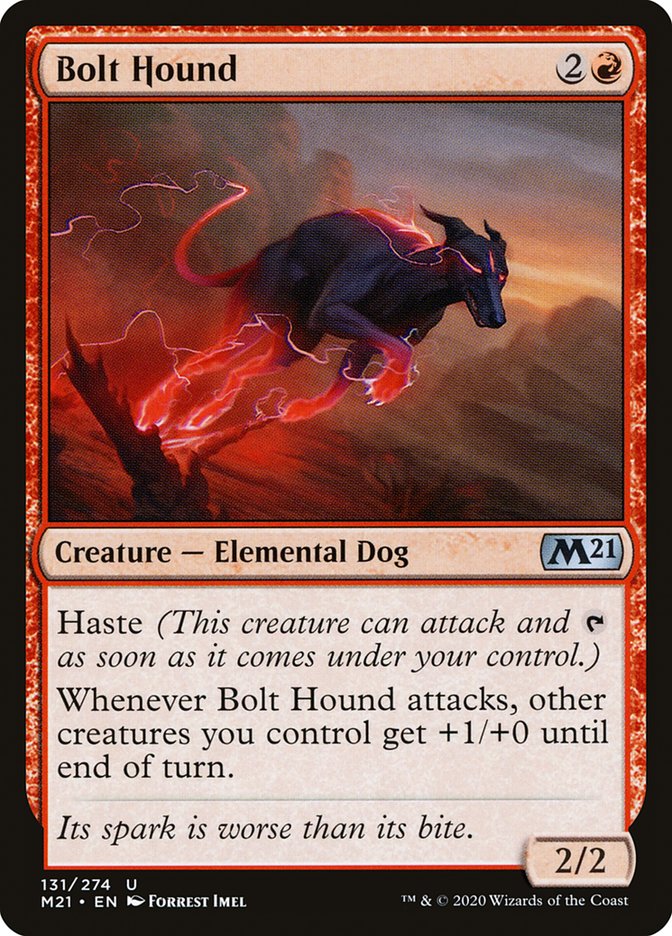 Bolt Hound [Core Set 2021] | Good Games Modbury