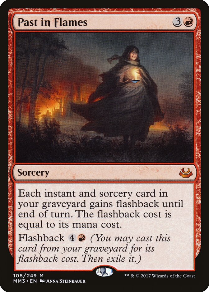 Past in Flames 105/249 (Modern Masters 2017)  - Foil | Good Games Modbury