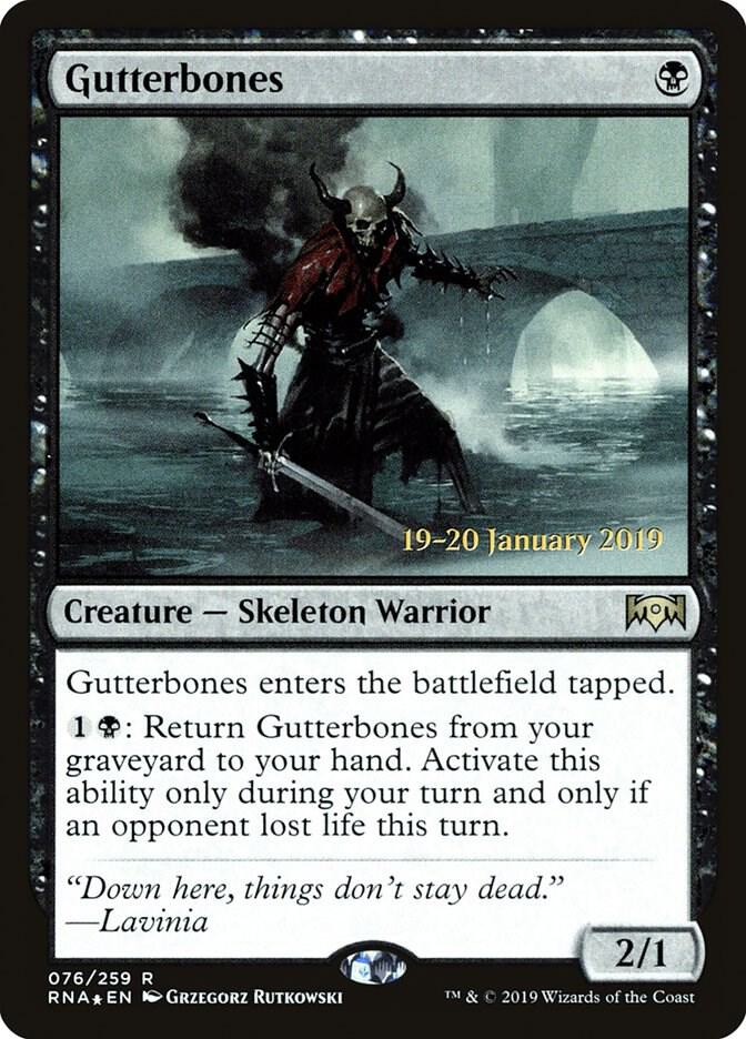 Gutterbones 76 (Prerelease Cards)  - Foil | Good Games Modbury