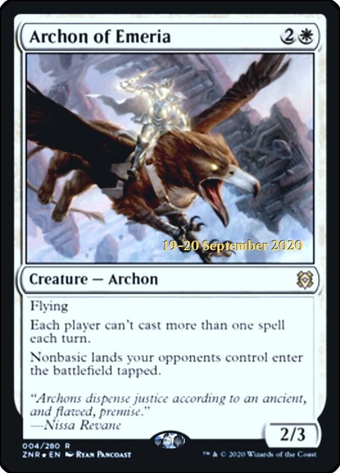 Archon of Emeria 4s/169 (Prerelease Cards)  - PreRelease Foil | Good Games Modbury