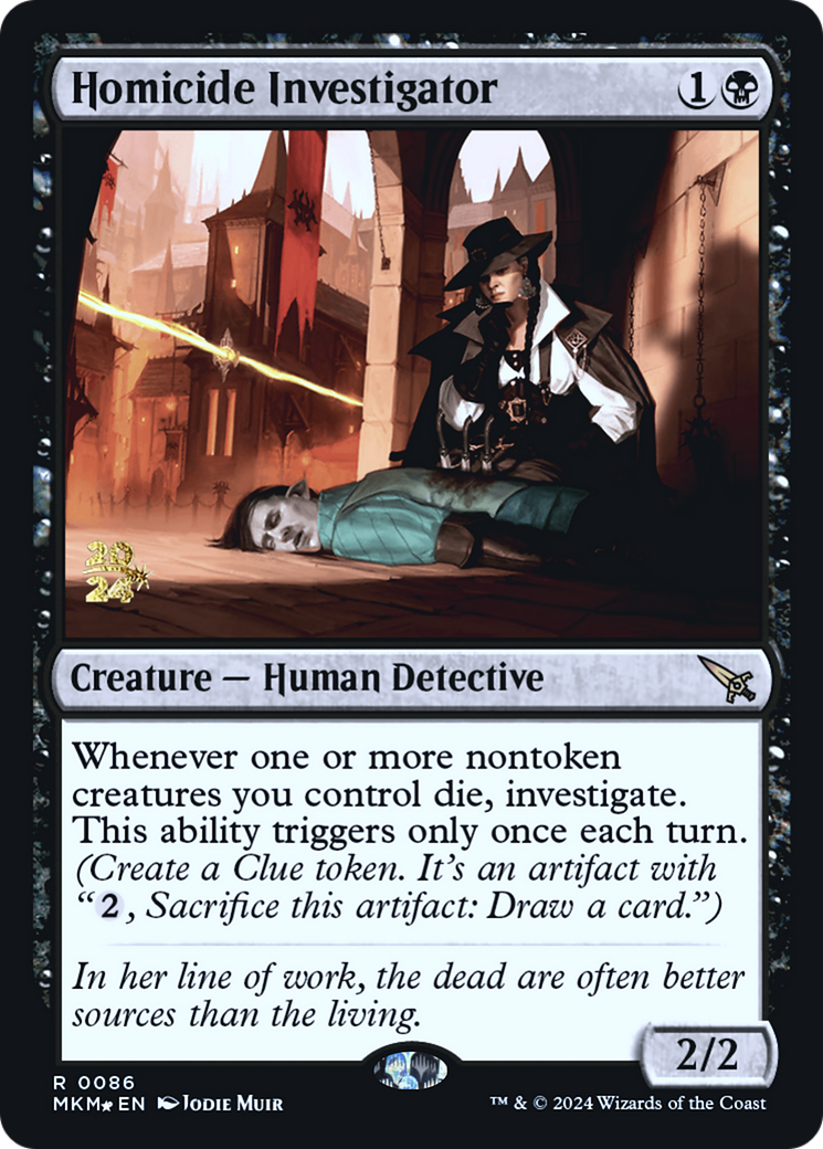 Homicide Investigator [Murders at Karlov Manor Prerelease Promos] | Good Games Modbury