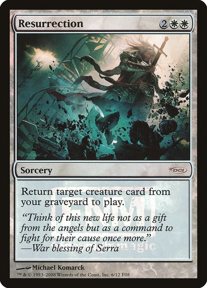 Resurrection 6/12 (FNM Promos)  - Foil | Good Games Modbury