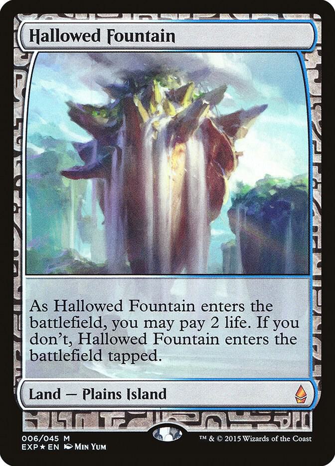 Hallowed Fountain 6/45 (Zendikar Expeditions)  - Foil | Good Games Modbury