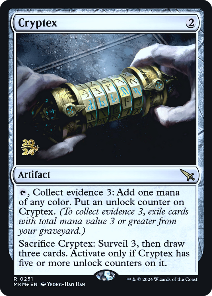 Cryptex [Murders at Karlov Manor Prerelease Promos] | Good Games Modbury