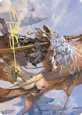 Sea Gate Banneret Art Card Gold Stamped Signature 43 (Art Series: Zendikar Rising)  | Good Games Modbury