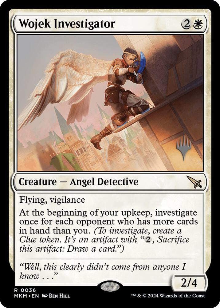 Wojek Investigator 36p/182 (Promo Pack: Murders at Karlov Manor)  - Foil | Good Games Modbury