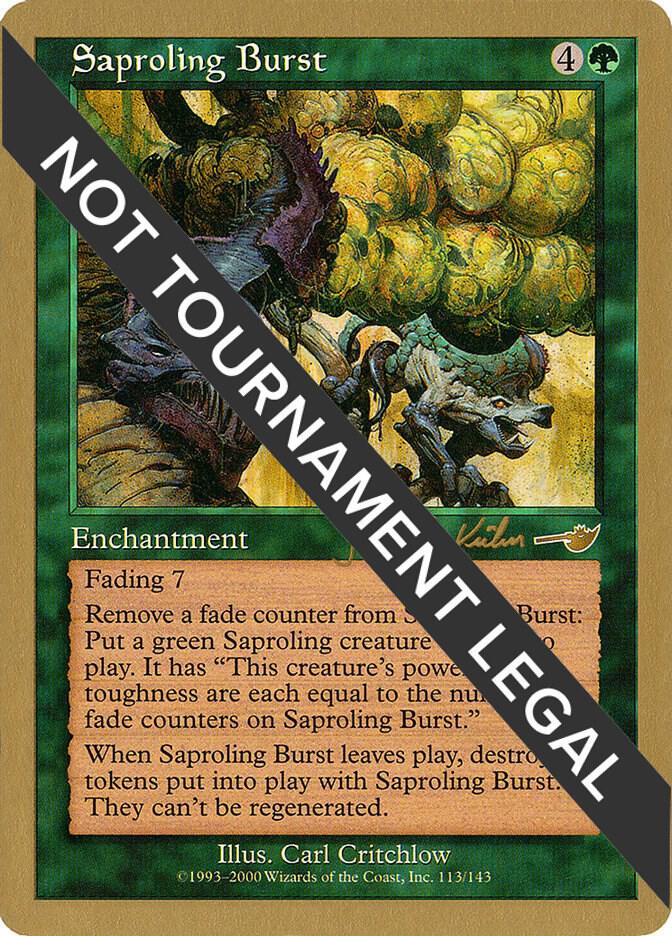 Saproling Burst 2000 Janosch Kuhn NMS jk113/117 (World Championship Decks)  | Good Games Modbury