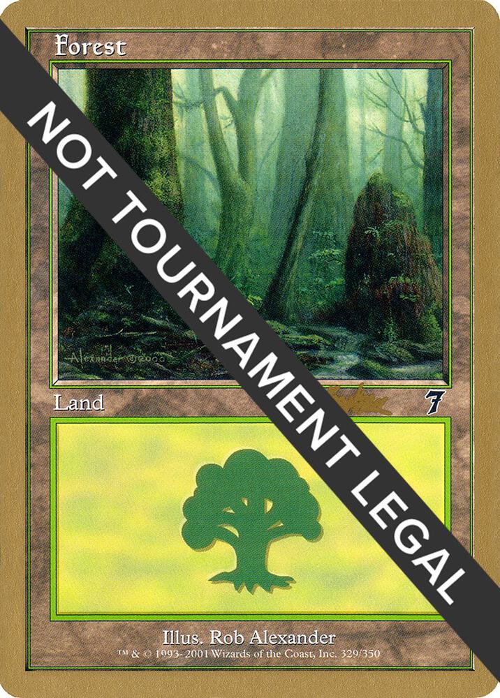 Forest 329 2002 Brian Kibler 7ED bk329/153 (World Championship Decks)  | Good Games Modbury