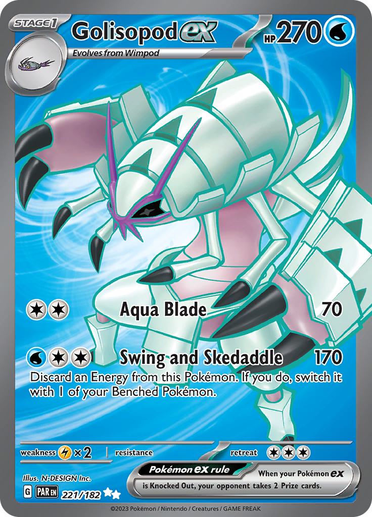 Golisopod ex (221/182) [Paradox Rift] | Good Games Modbury