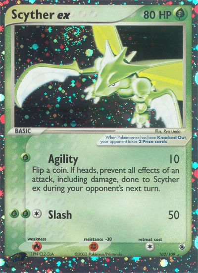 Scyther ex (102/109) [EX: Ruby & Sapphire] | Good Games Modbury