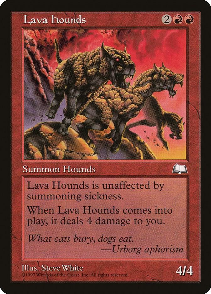 Lava Hounds 109/167 (Weatherlight)  | Good Games Modbury
