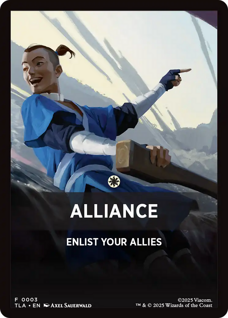 Alliance Theme Card [Avatar: The Last Airbender Tokens] | Good Games Modbury