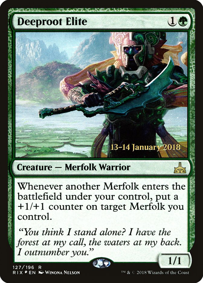 Deeproot Elite [Rivals of Ixalan Prerelease Promos] | Good Games Modbury