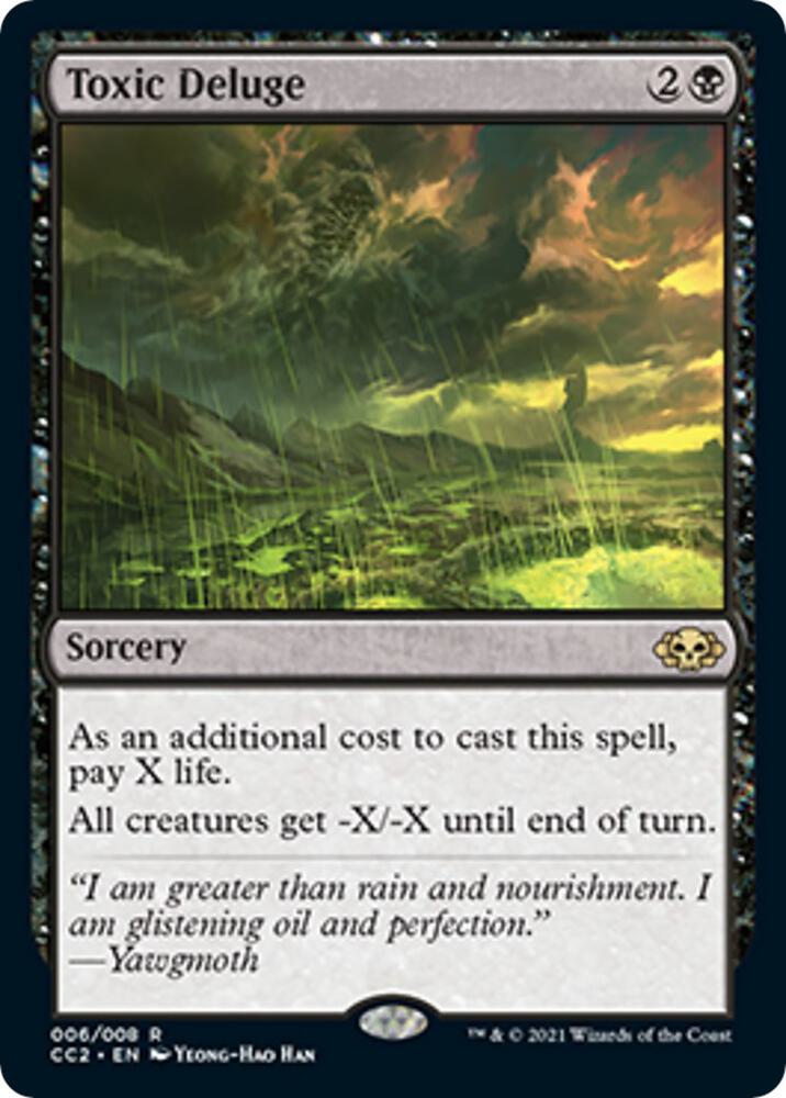 Toxic Deluge 6 (Commander Collection: Black)  - Foil | Good Games Modbury