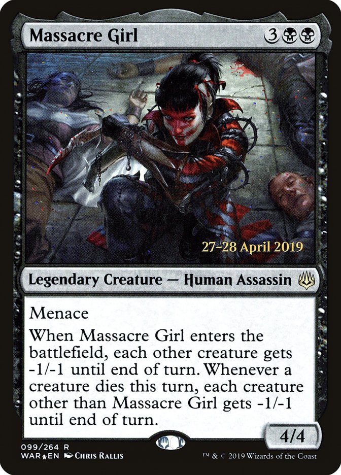 Massacre Girl [War of the Spark Prerelease Promos] | Good Games Modbury