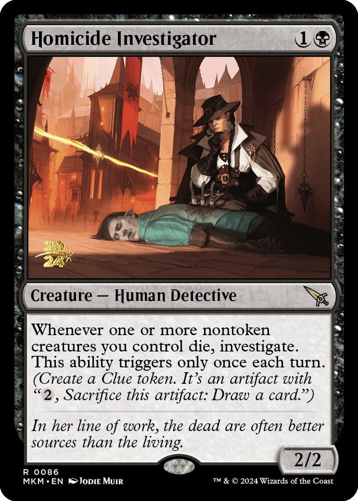 Homicide Investigator 86s/182 (Prerelease Cards)  - Foil | Good Games Modbury