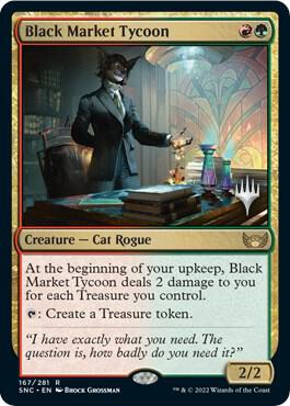 Black Market Tycoon 167 (Promo Pack: Streets of New Capenna)  - Foil | Good Games Modbury