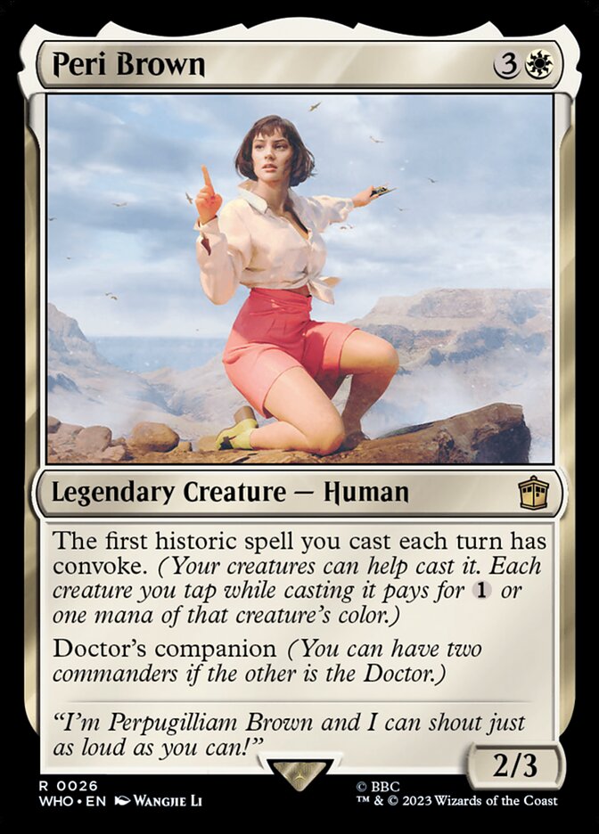 Peri Brown 26/331 (Universes Beyond: Doctor Who)  | Good Games Modbury