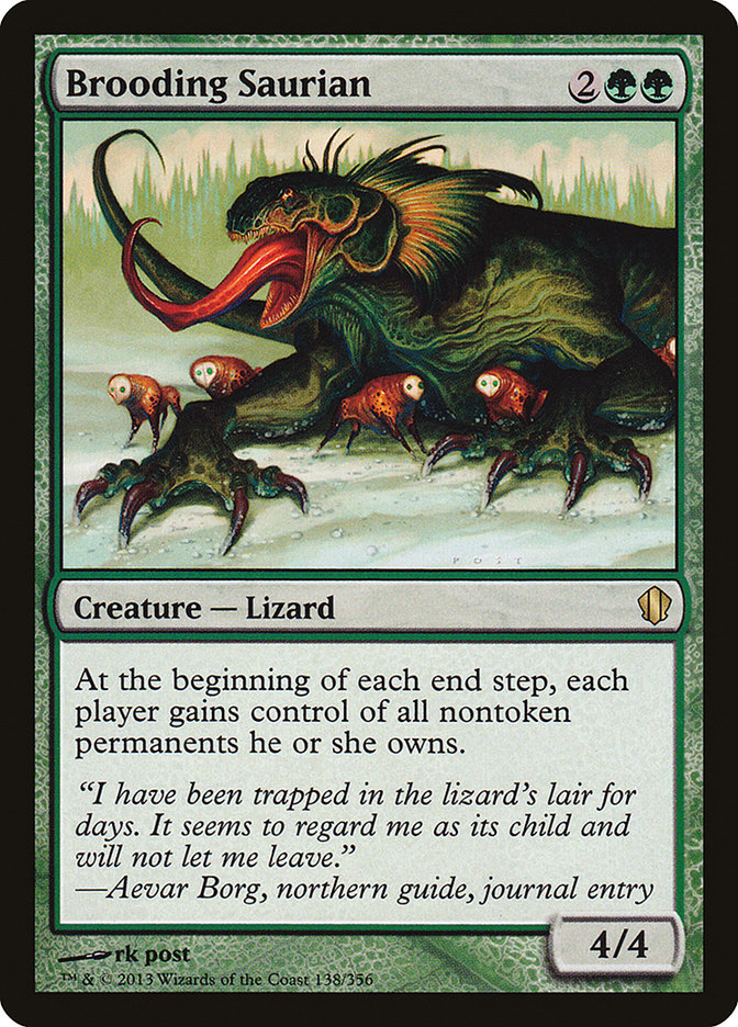 Brooding Saurian 138/356 (Commander 2013)  | Good Games Modbury