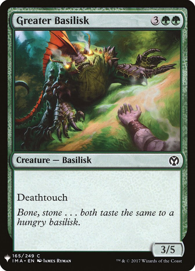 Greater Basilisk [Mystery Booster] | Good Games Modbury