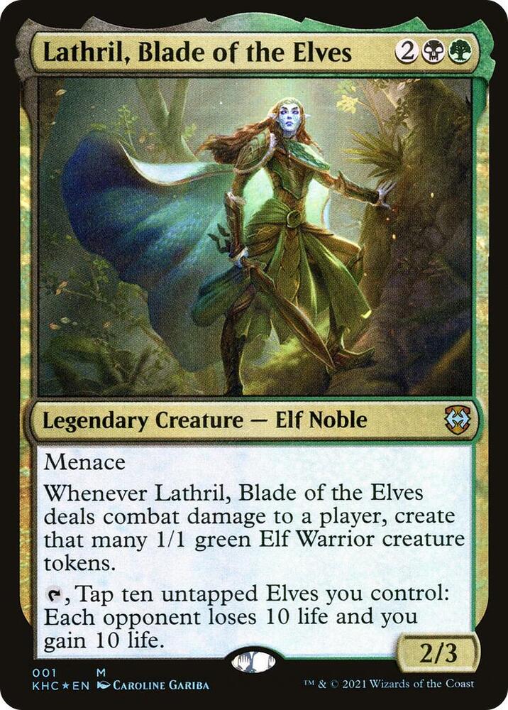 Lathril, Blade of the Elves 1/1 (Commander: Kaldheim)  - Foil | Good Games Modbury