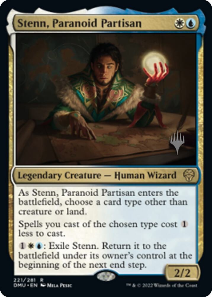 Stenn Paranoid Partisan 221p/161 (Promo Pack: Dominaria United)  | Good Games Modbury