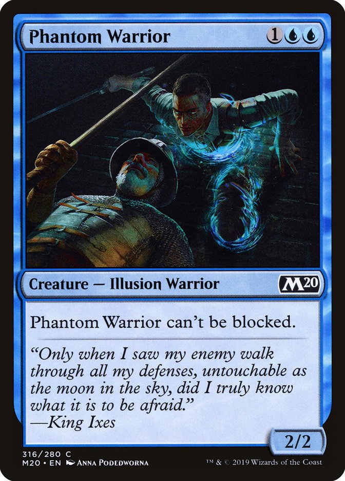 Phantom Warrior [Core Set 2020] | Good Games Modbury