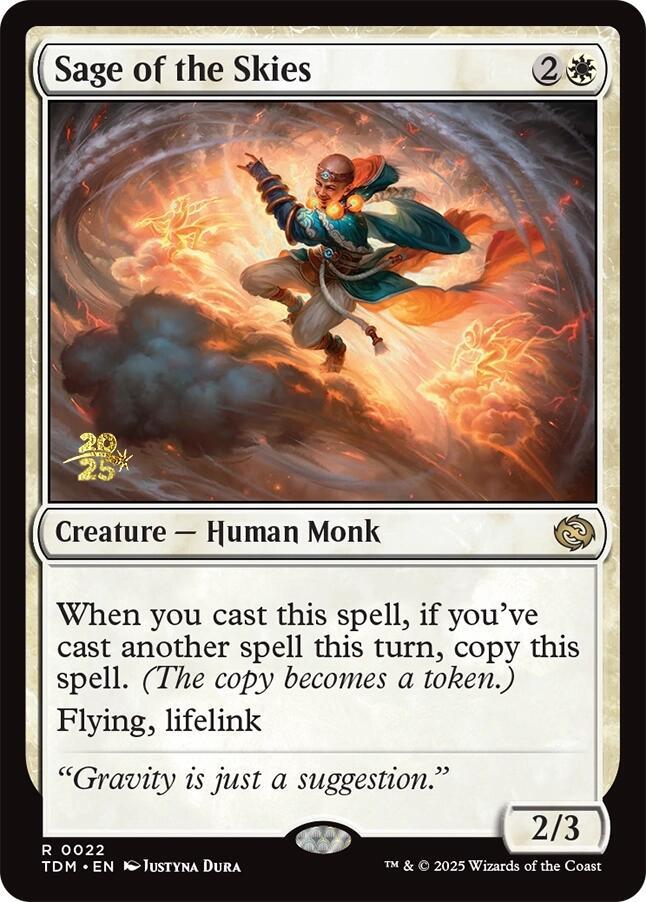 Sage of the Skies 22s/166 (Prerelease Cards)  - Foil | Good Games Modbury