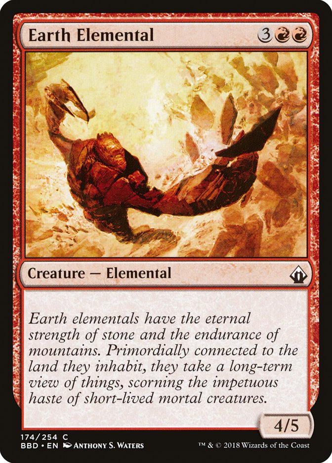 Earth Elemental 174/254 (Battlebond)  - Foil | Good Games Modbury