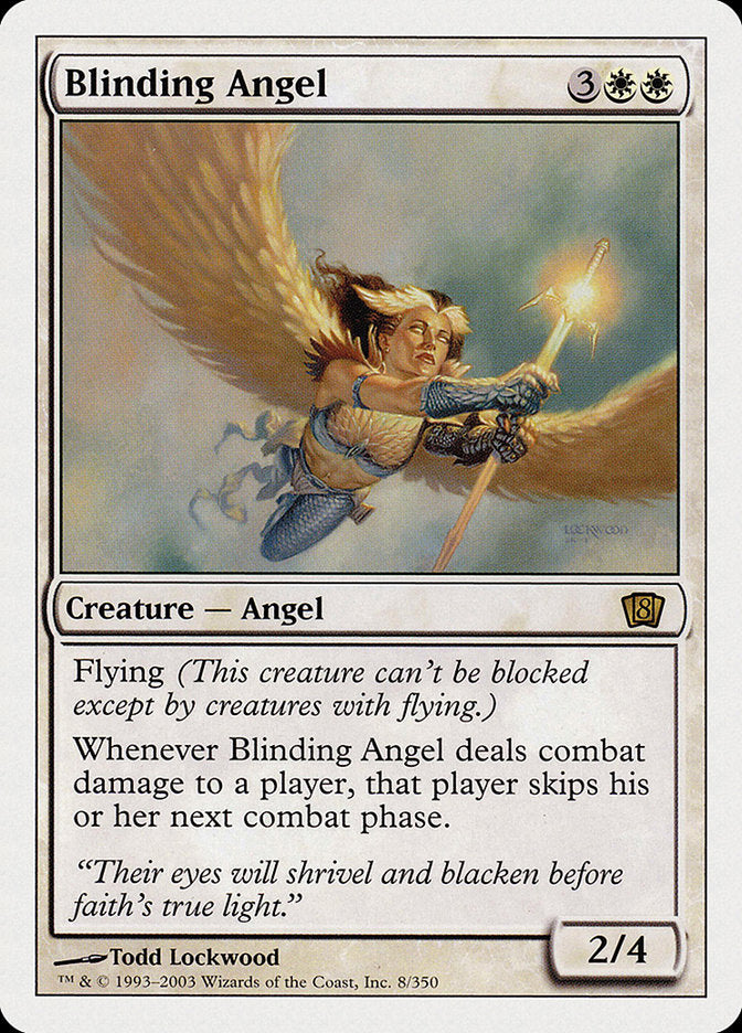Blinding Angel (8th Edition) [Oversize Cards] | Good Games Modbury