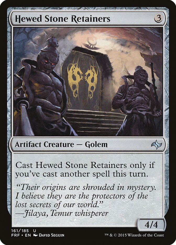 Hewed Stone Retainers [Fate Reforged] | Good Games Modbury