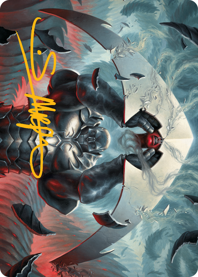 Mirrodin Avenged Art Card (Gold-Stamped Signature) [March of the Machine Art Series] | Good Games Modbury