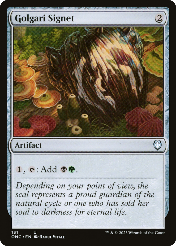 Golgari Signet [Phyrexia: All Will Be One Commander] | Good Games Modbury