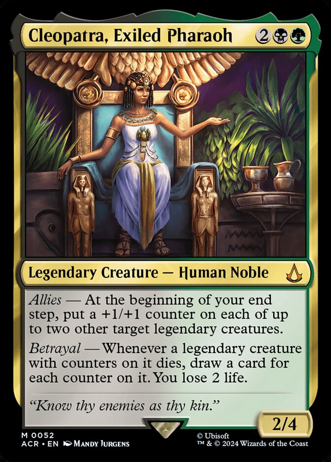 Cleopatra, Exiled Pharaoh 52/110 (Universes Beyond: Assassin's Creed)  | Good Games Modbury