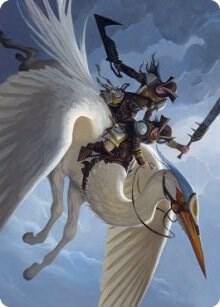 Gryffwing Cavalry Art Card 11 (Art Series: Innistrad: Crimson Vow)  | Good Games Modbury
