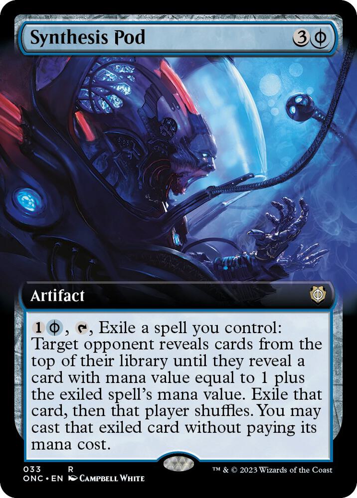 Synthesis Pod 33/28 (Commander: Phyrexia: All Will Be One)  - Extended Art | Good Games Modbury