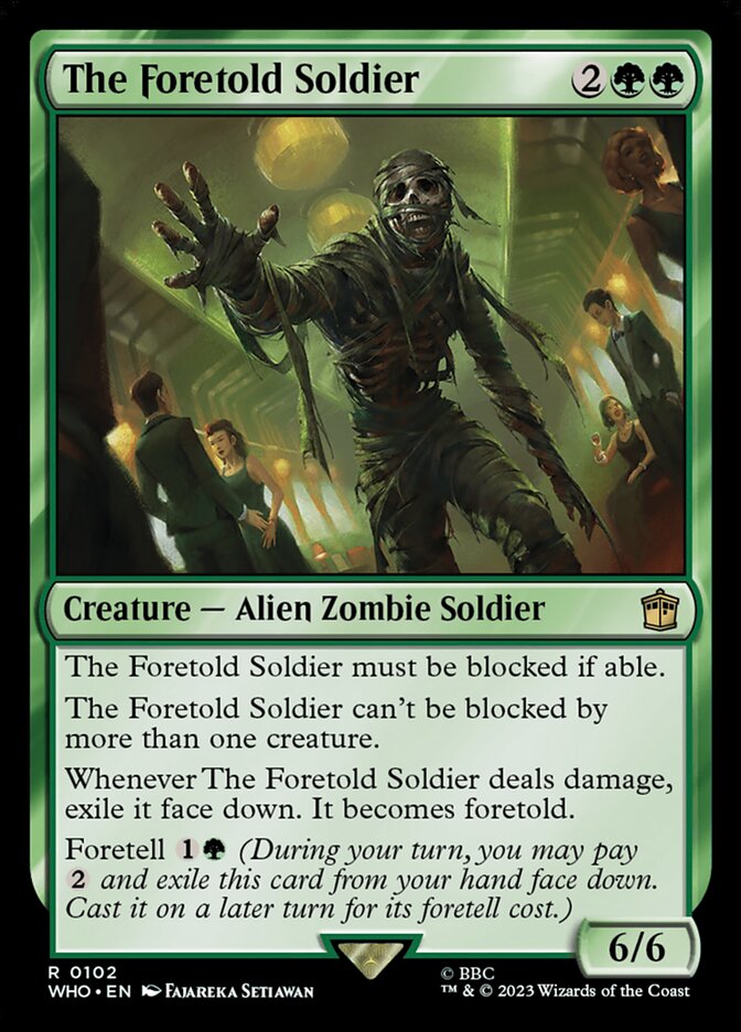 The Foretold Soldier 102 (Universes Beyond: Doctor Who)  | Good Games Modbury