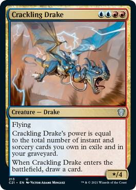 Crackling Drake 213/81 (Commander 2021)  | Good Games Modbury