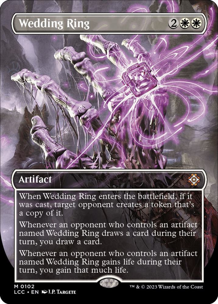 Wedding Ring 102/370 (Commander: The Lost Caverns of Ixalan)  - Borderless | Good Games Modbury